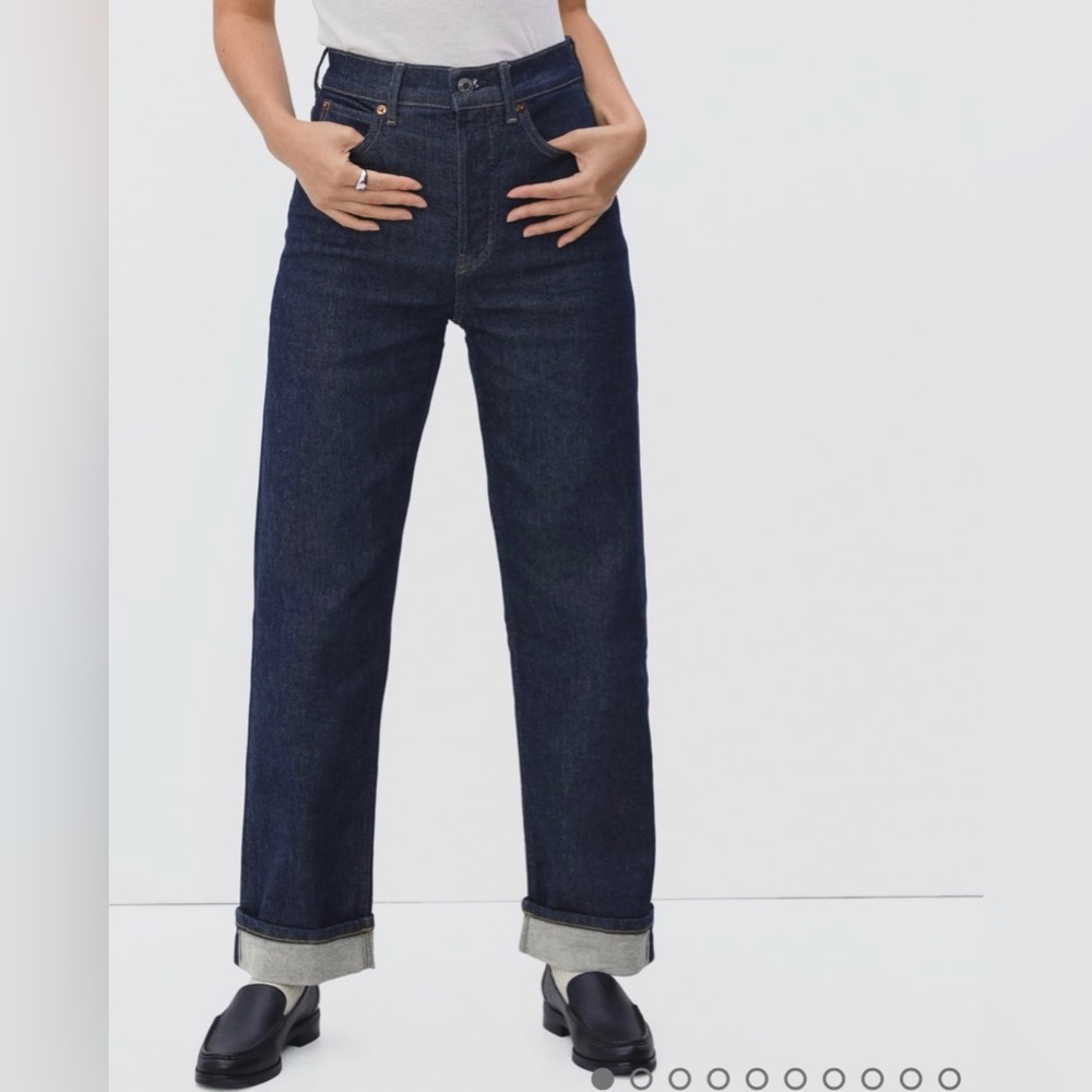 Everlane The Way-High Jean Dark Denim Jeans | Size 27